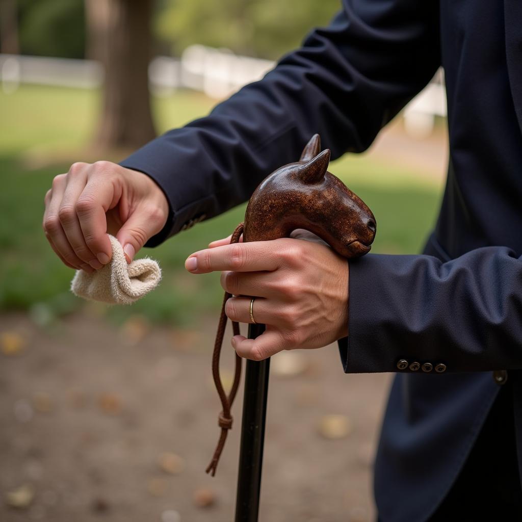 Maintaining Your Horse Head Walking Stick - Cleaning and Storage Tips