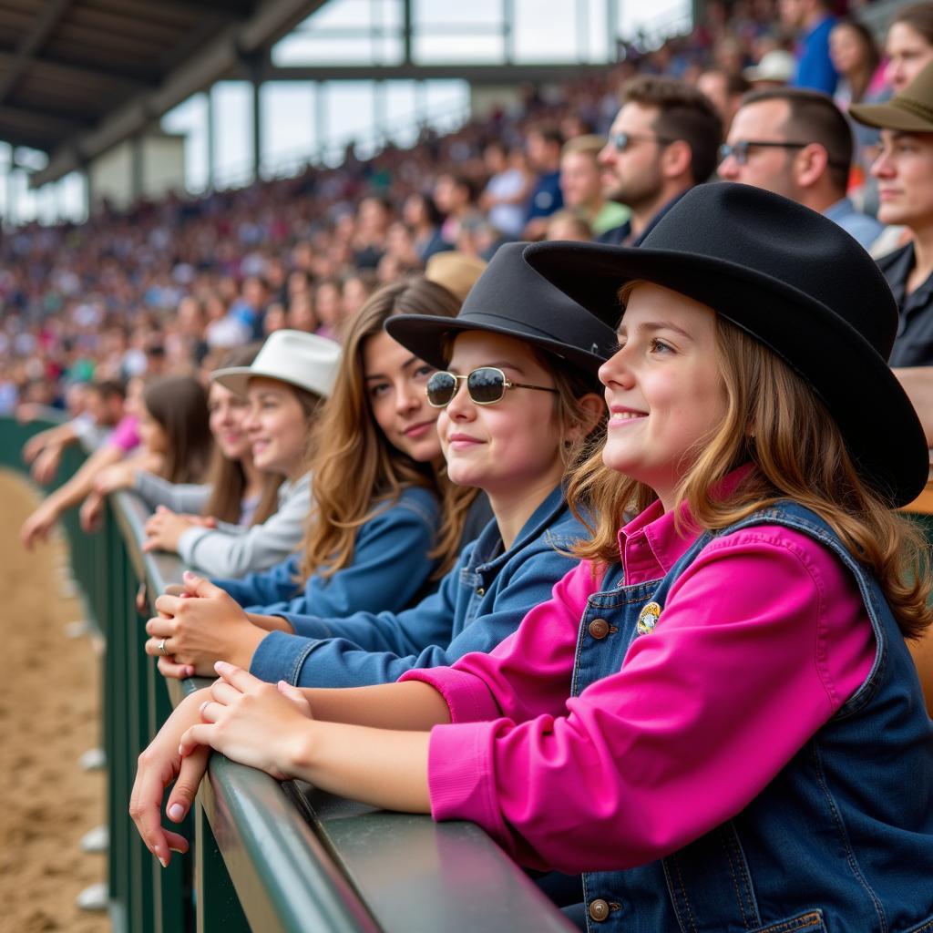 Horse Show Spectators in a Kansas City Arena