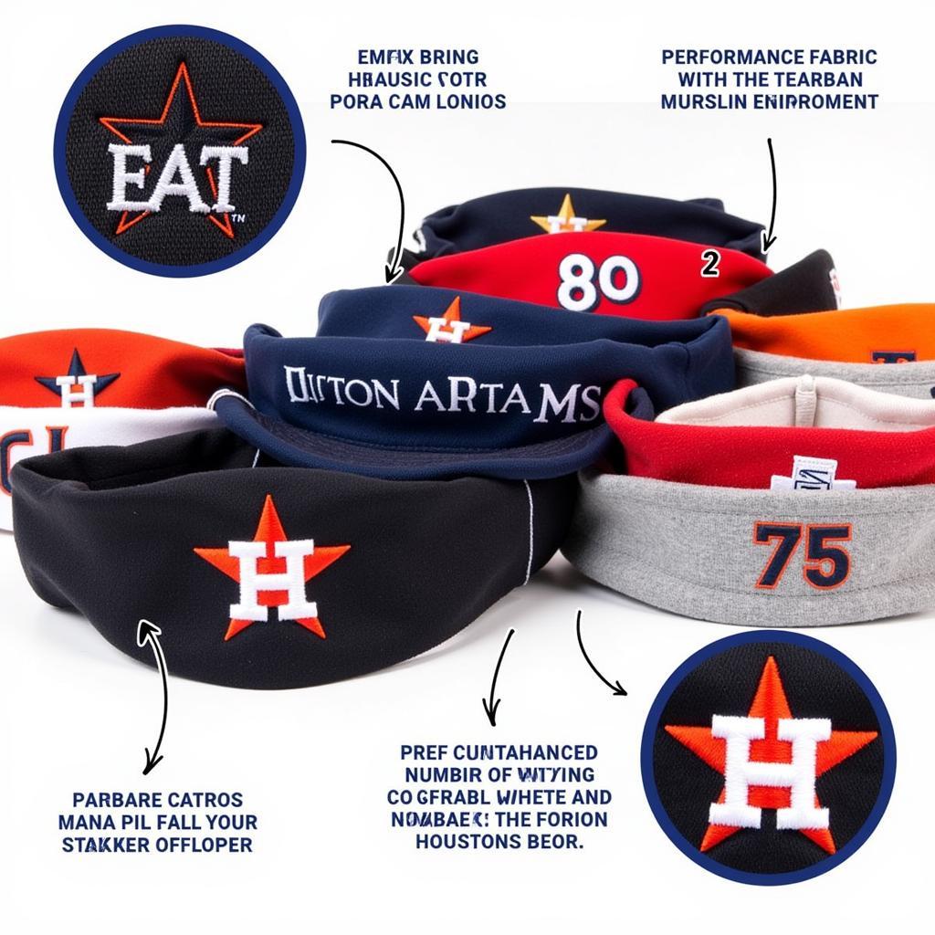 Houston Astros Headband Styles