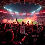 Beşiktaş Fans Chanting in Vodafone Park