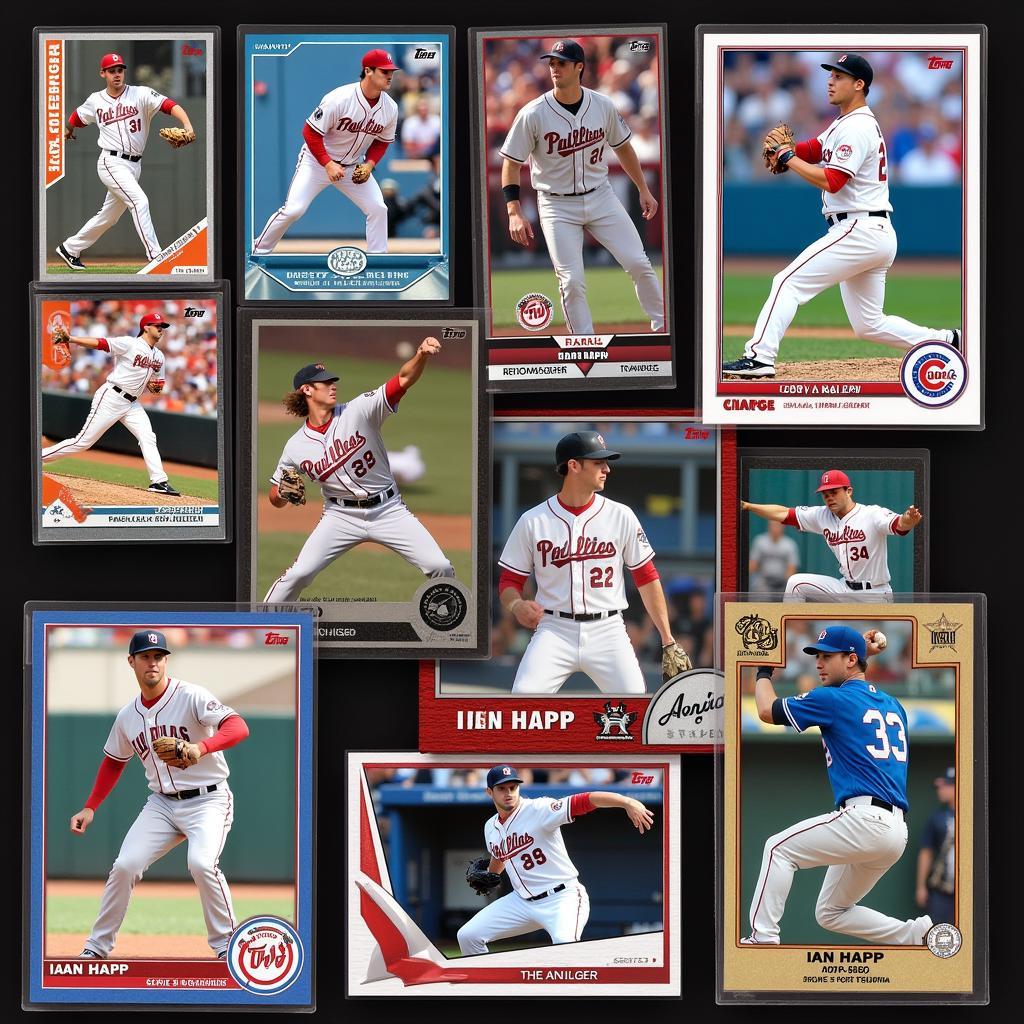 Ian Happ Card Variations - Examples of different parallels and inserts