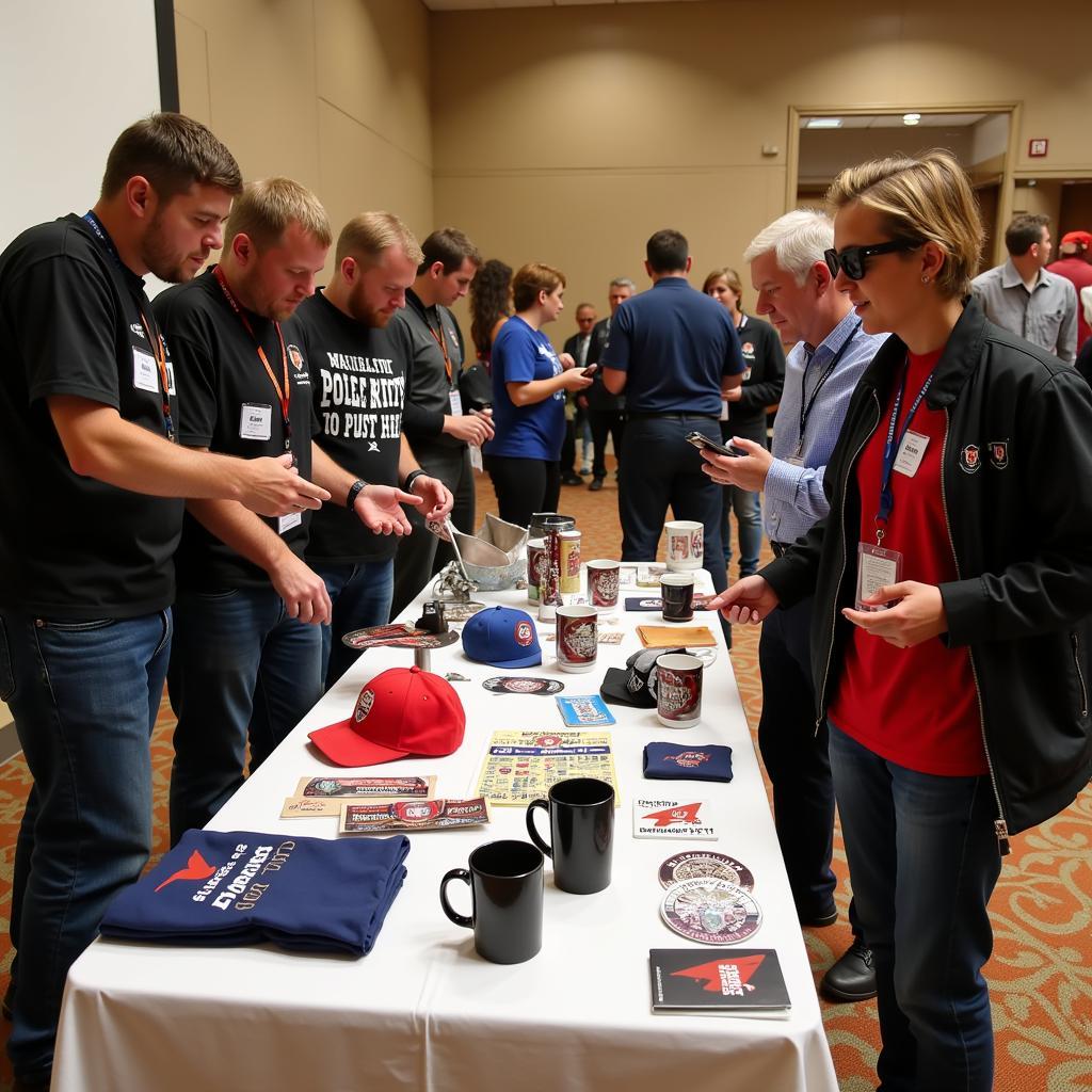 IBEW Local 98 Merchandise Display at Union Event