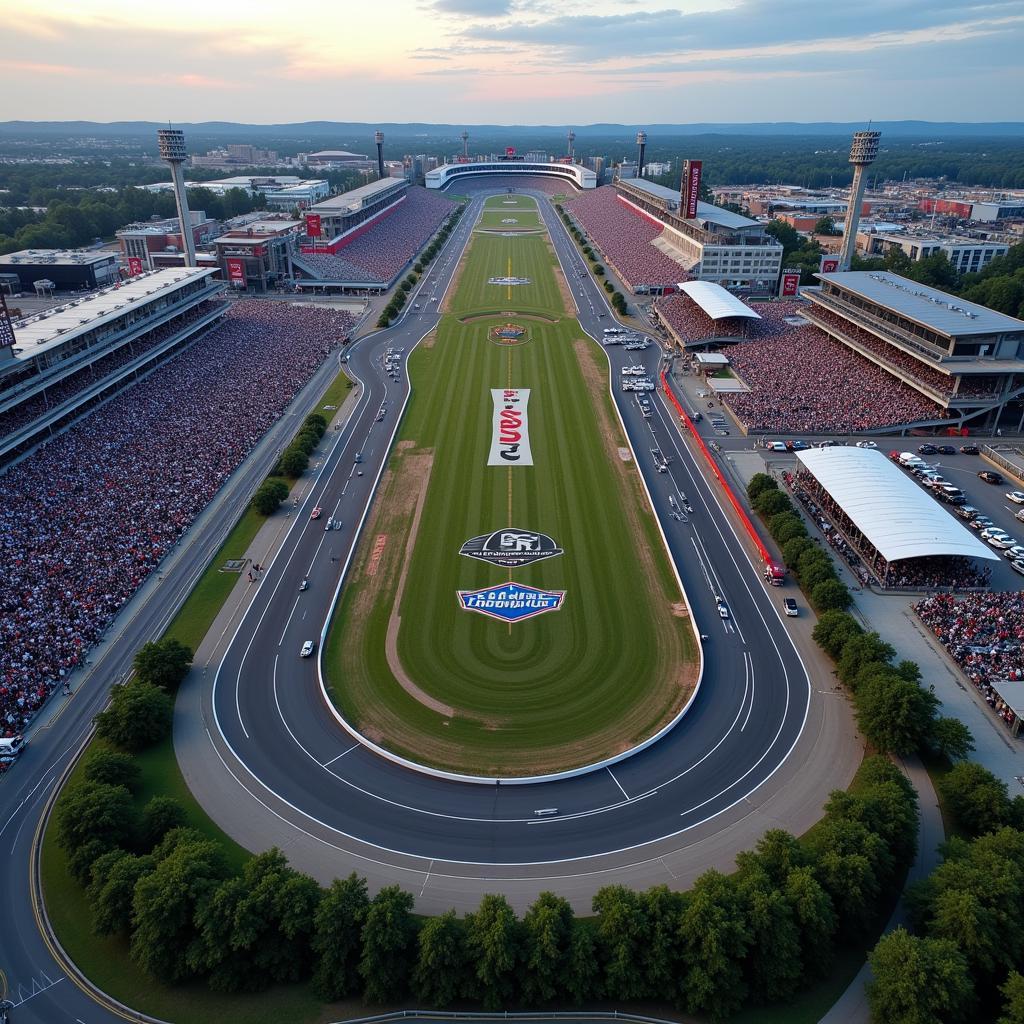 Indianapolis Motor Speedway Aerial View