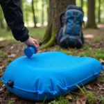 Inflatable Camping Cushion for Backpacking