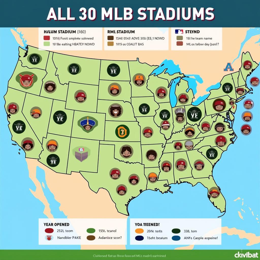 Interactive Map of MLB Stadiums