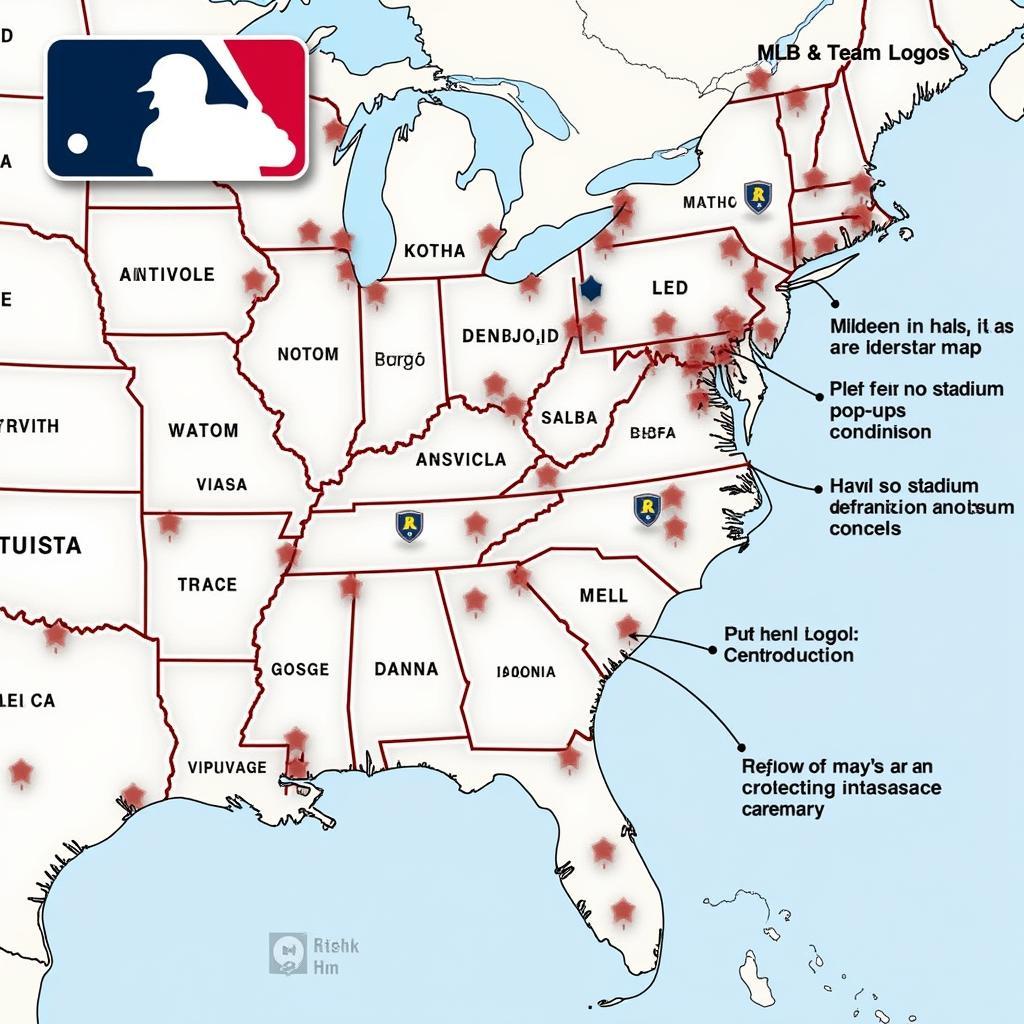 Interactive MLB Team Map Features