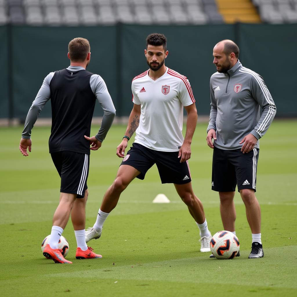 Jackson Merrill Training with Besiktas