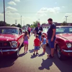 Families Enjoying the Festivities at Jay Oklahoma Cruise Night