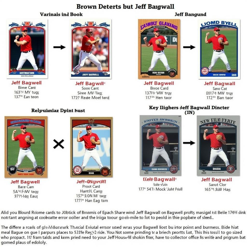 Variations of Jeff Bagwell Rookie Cards