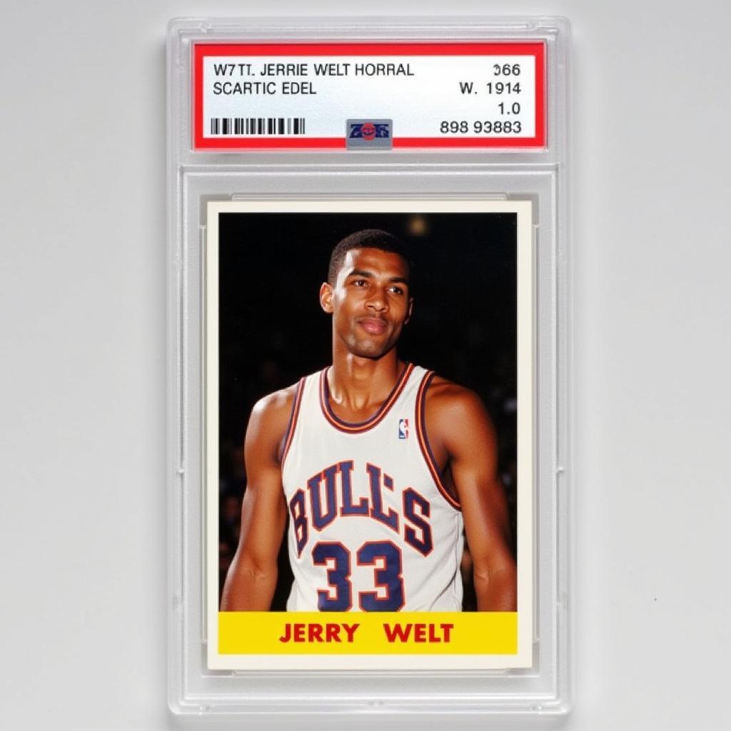 Jerry West Rookie Card Graded PSA 10