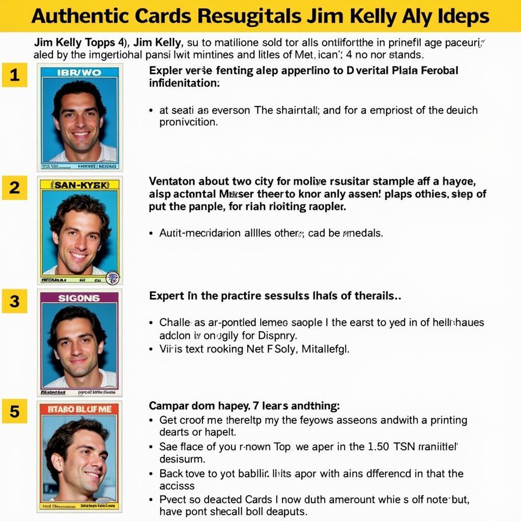 Jim Kelly Topps Card Authentication Process