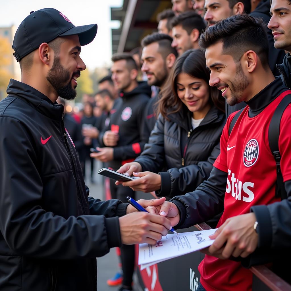 JJ Martinez Interacting with Fans