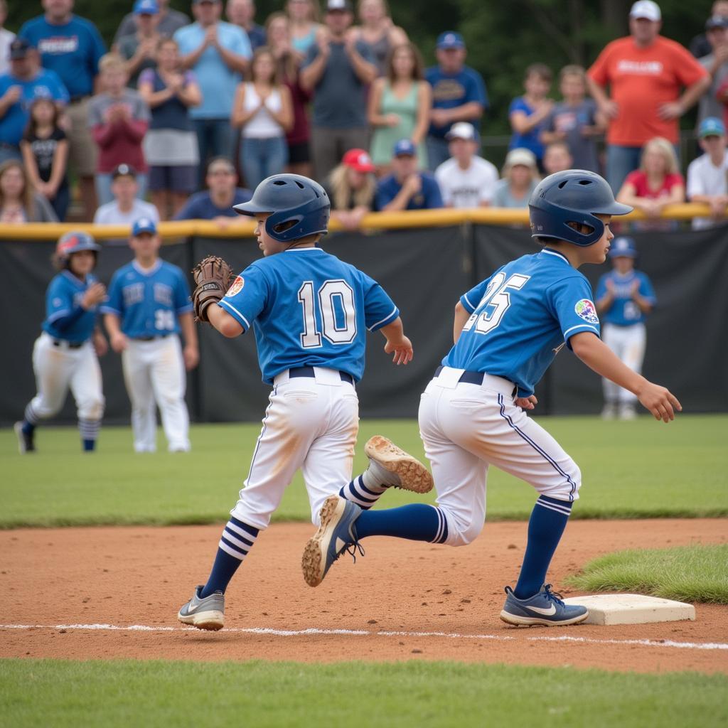 Johnson City TN Little League Game Day Action