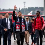 Jorge Severino Arriving at Besiktas