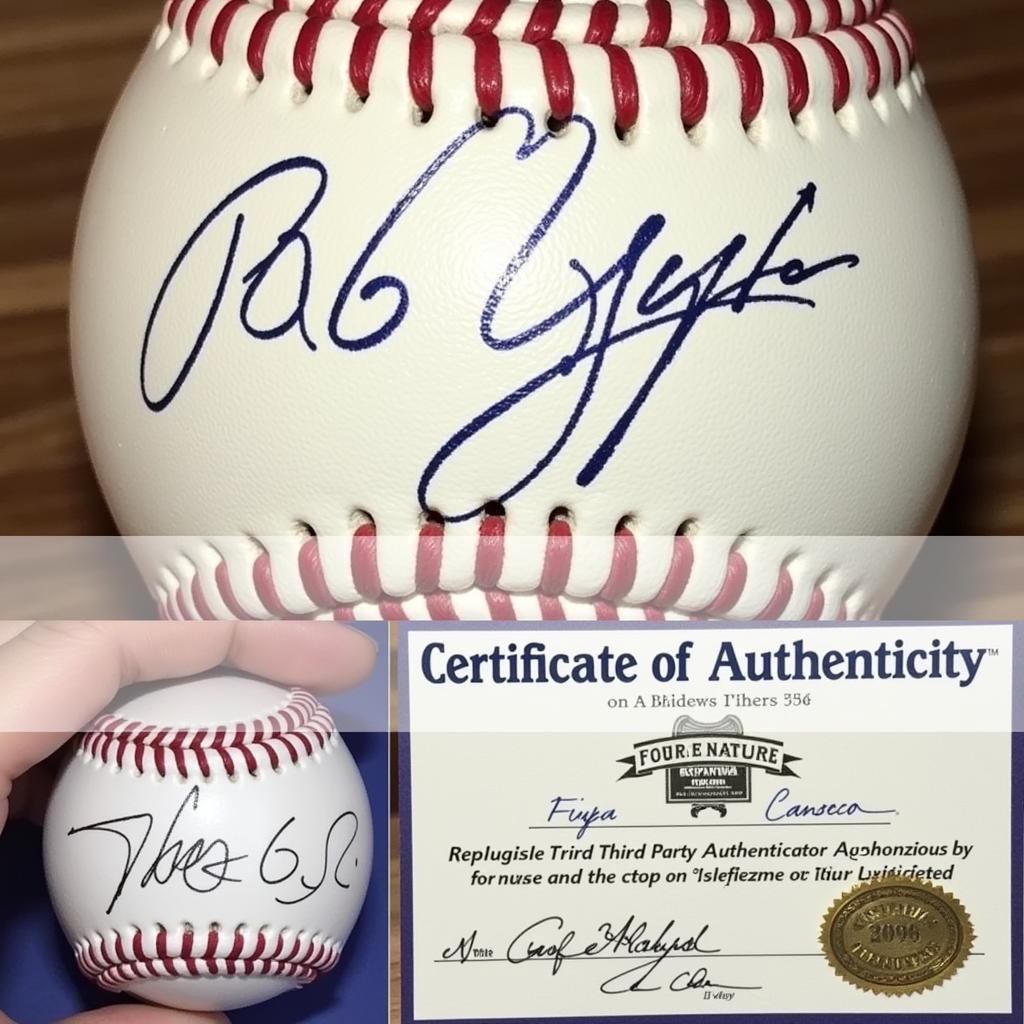 Jose Canseco Autograph Authentication