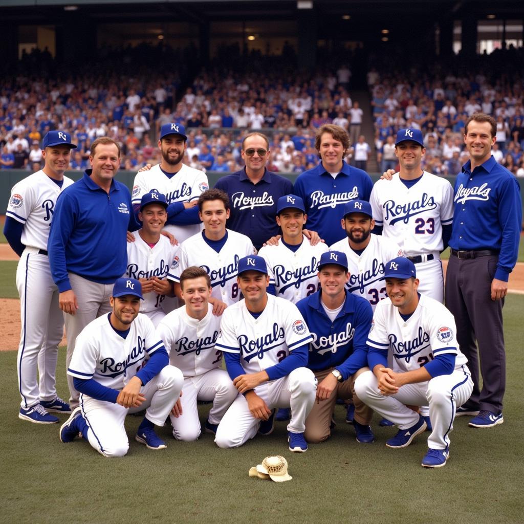 Kansas City Royals 1985 World Series Champions Team Photo