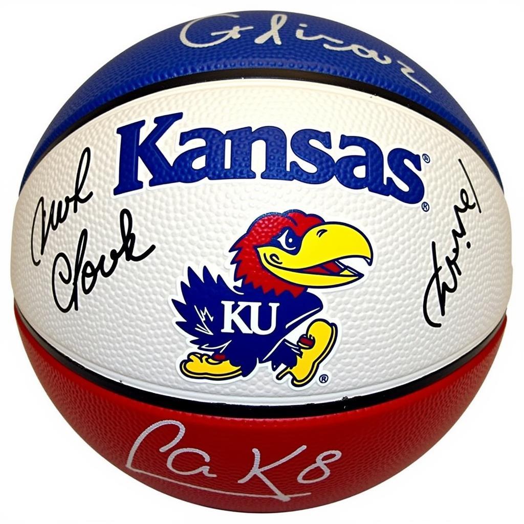 Signed Kansas Jayhawks Basketball