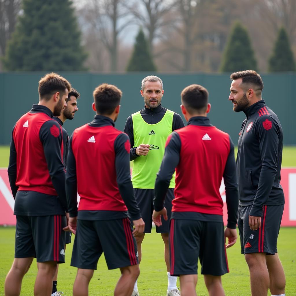 Keith Steele Mentoring Young Besiktas Players