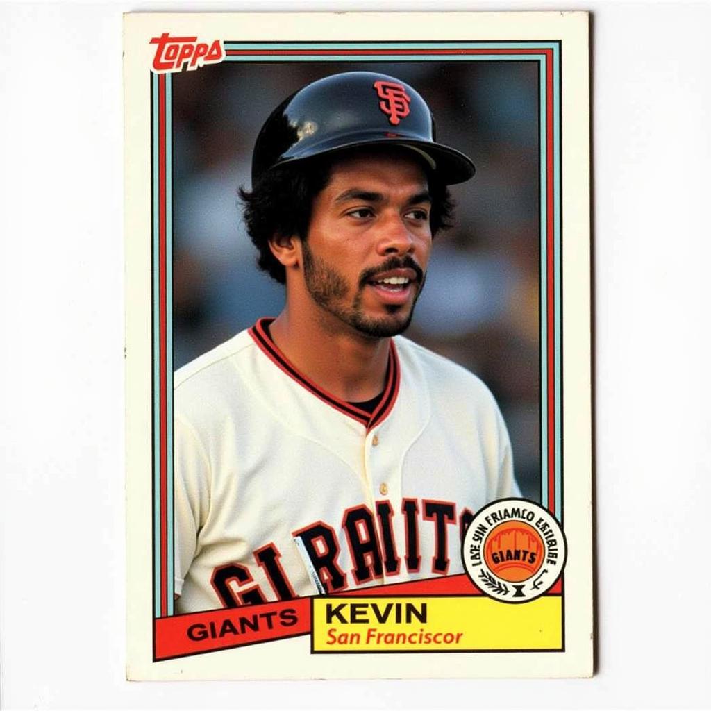 Kevin Mitchell 1989 Topps Card