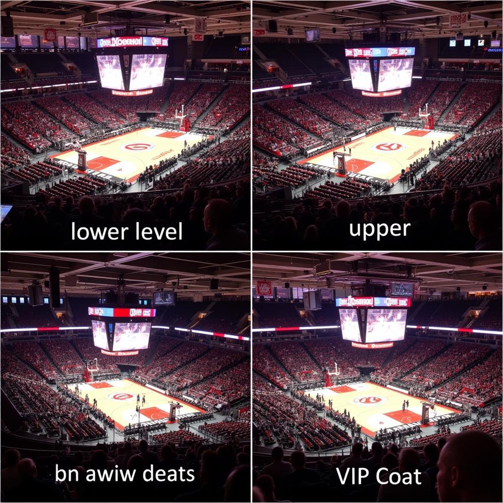 Kia Center Seat View Examples from Different Sections