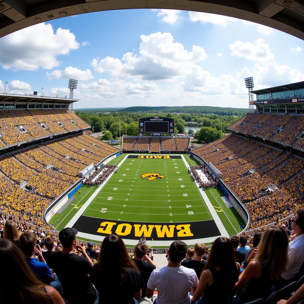 Kinnick Stadium Upper Level View