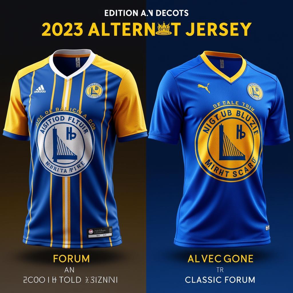 The Influence of Forum Blue and Gold on the LA Kings 2023 Alternate Jersey