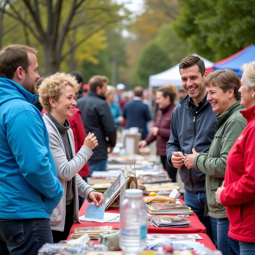 Community Interaction at the Lansdale Yard Sale