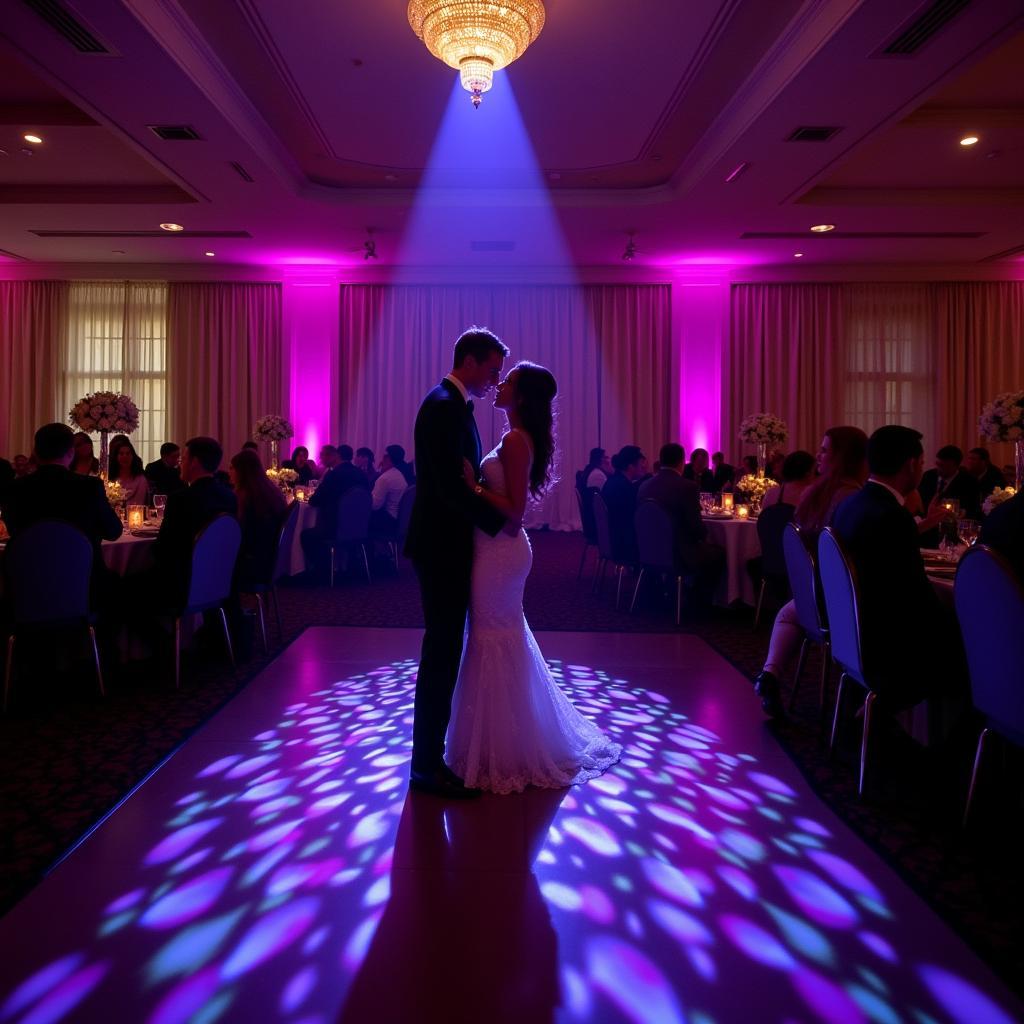 Laser Light Show Wedding Reception St Louis