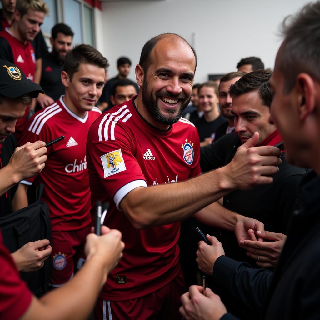 Lee Walter Celebrated by Besiktas Fans