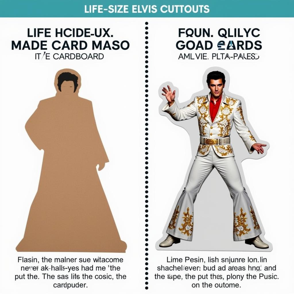 Life Size Elvis Cutout: Cardboard vs. Foam Board