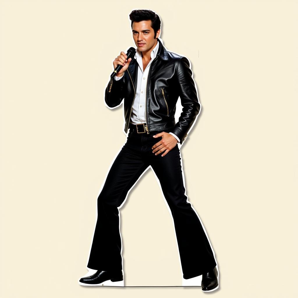 Life Size Elvis Cutout: Rock 'n' Roll Era