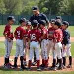 Little League Baseball Team Meeting