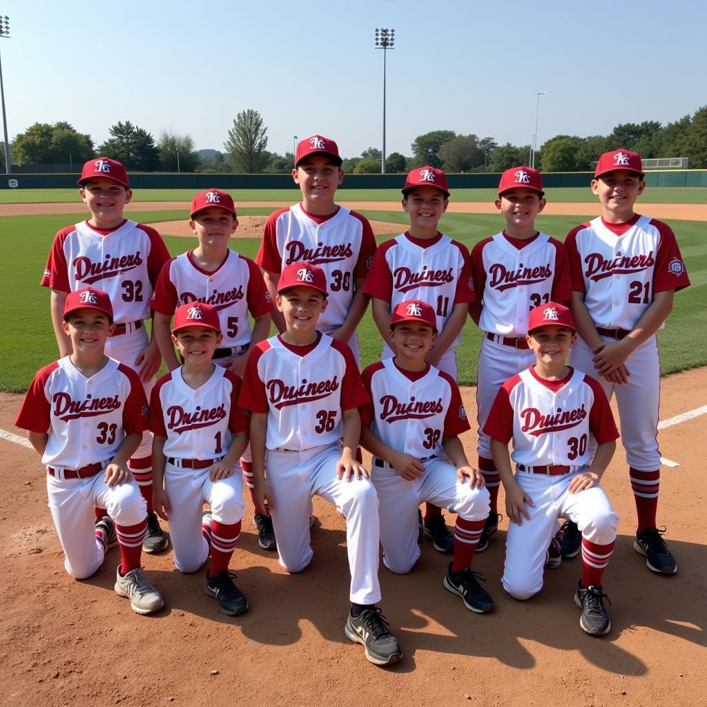 Little League Baseball Team Photo