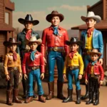 Collection of Vintage Lone Ranger Action Figures