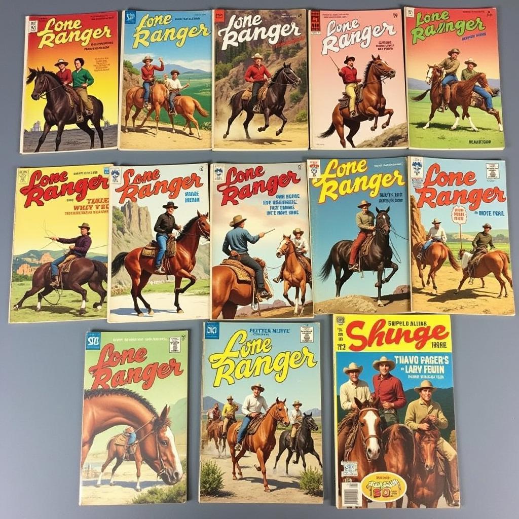 Rare and Vintage Lone Ranger Comic Books