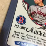 Manny Machado Topps Rookie Card Close-Up