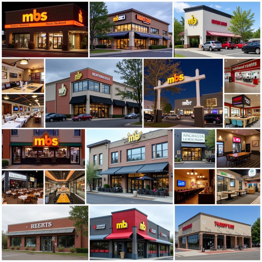 Potential businesses in Northeast Atlanta represented by "mb"