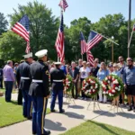 Memorial Day Wreath Laying Ceremony in Houston