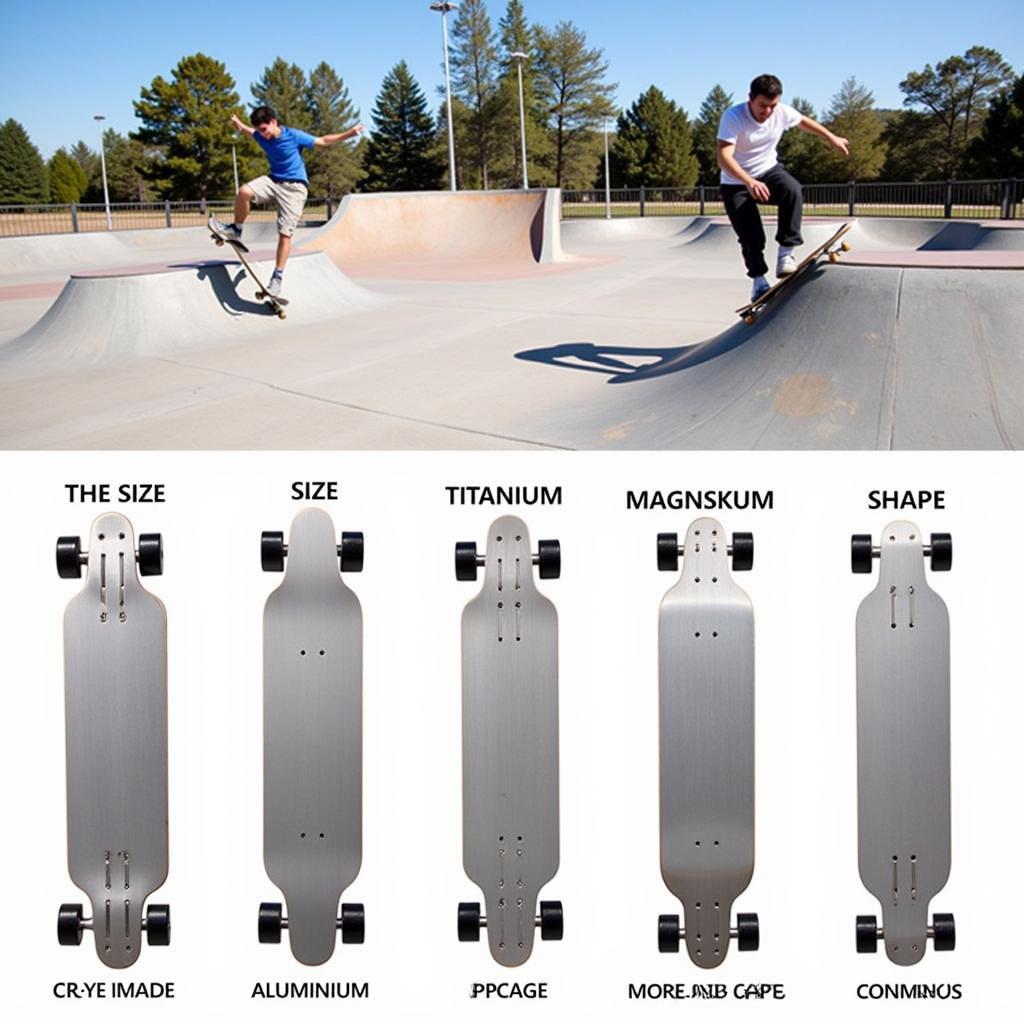 Different Types of Metal Skateboard Decks