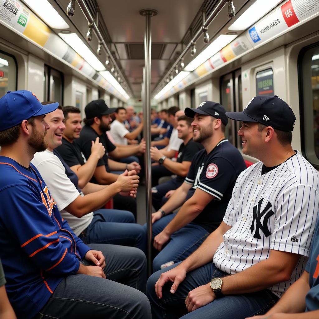 Mets and Yankees Fans Rivalry