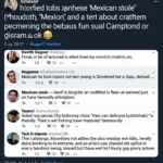 Online discussions about "Mexican stole"