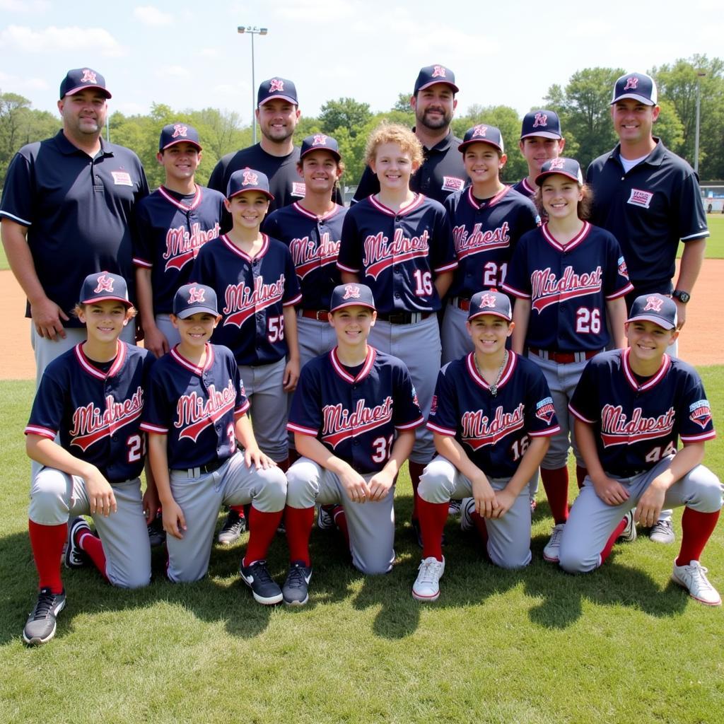 Midwest Nationals Baseball Team Photo