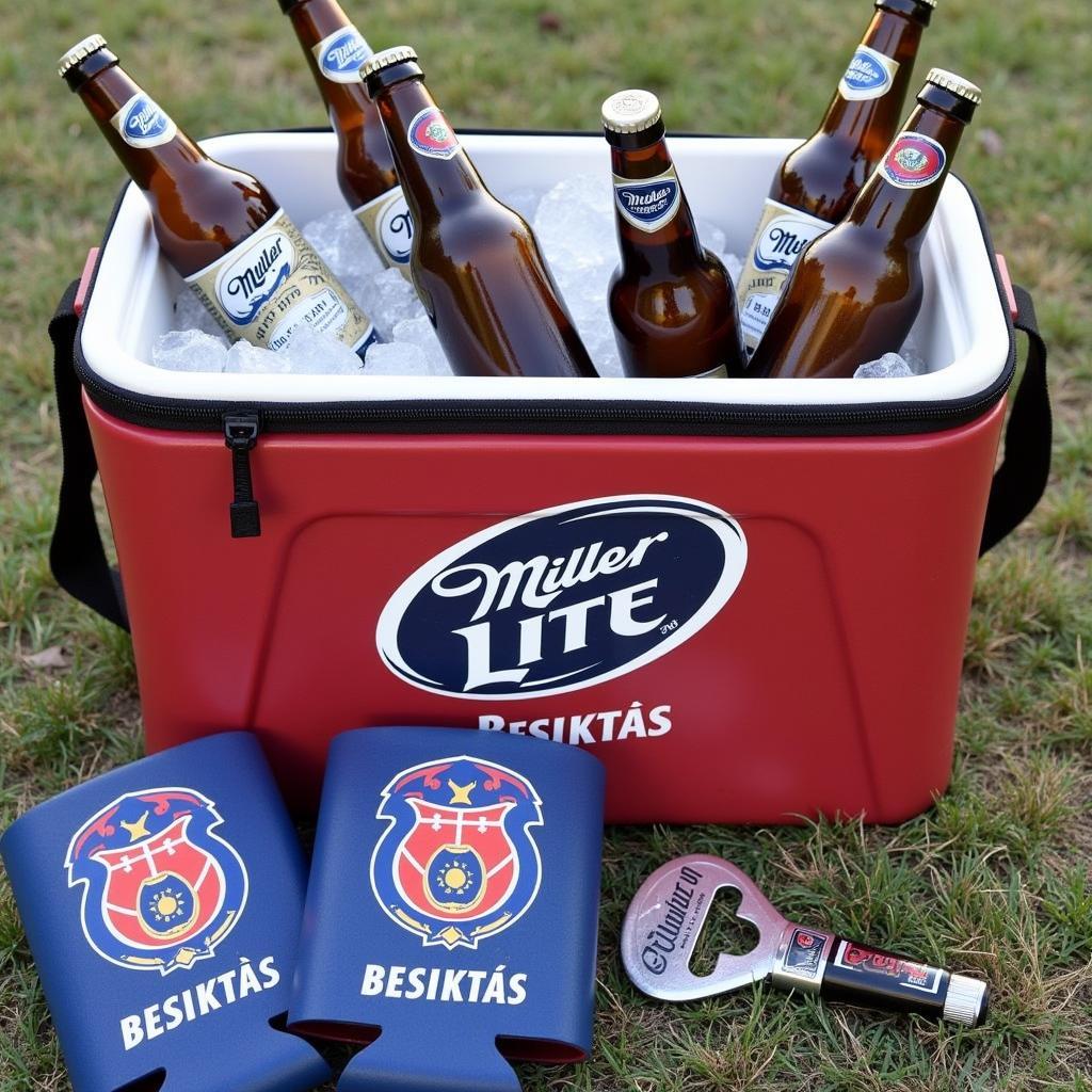 Miller Lite and Besiktas Cooler Set