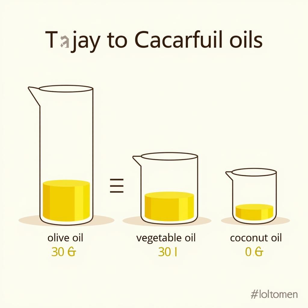 Calculating milliliters in 30 grams of oil