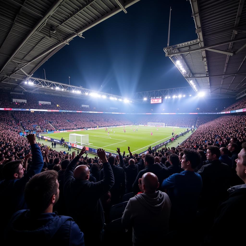 Millwall FC's The Den Stadium Atmosphere