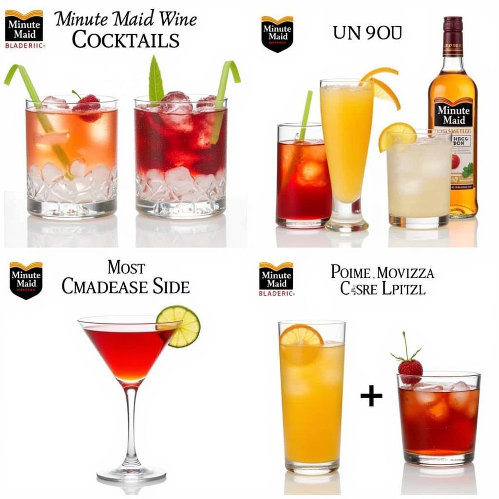 Minute Maid Wine Cocktail Serving Suggestions