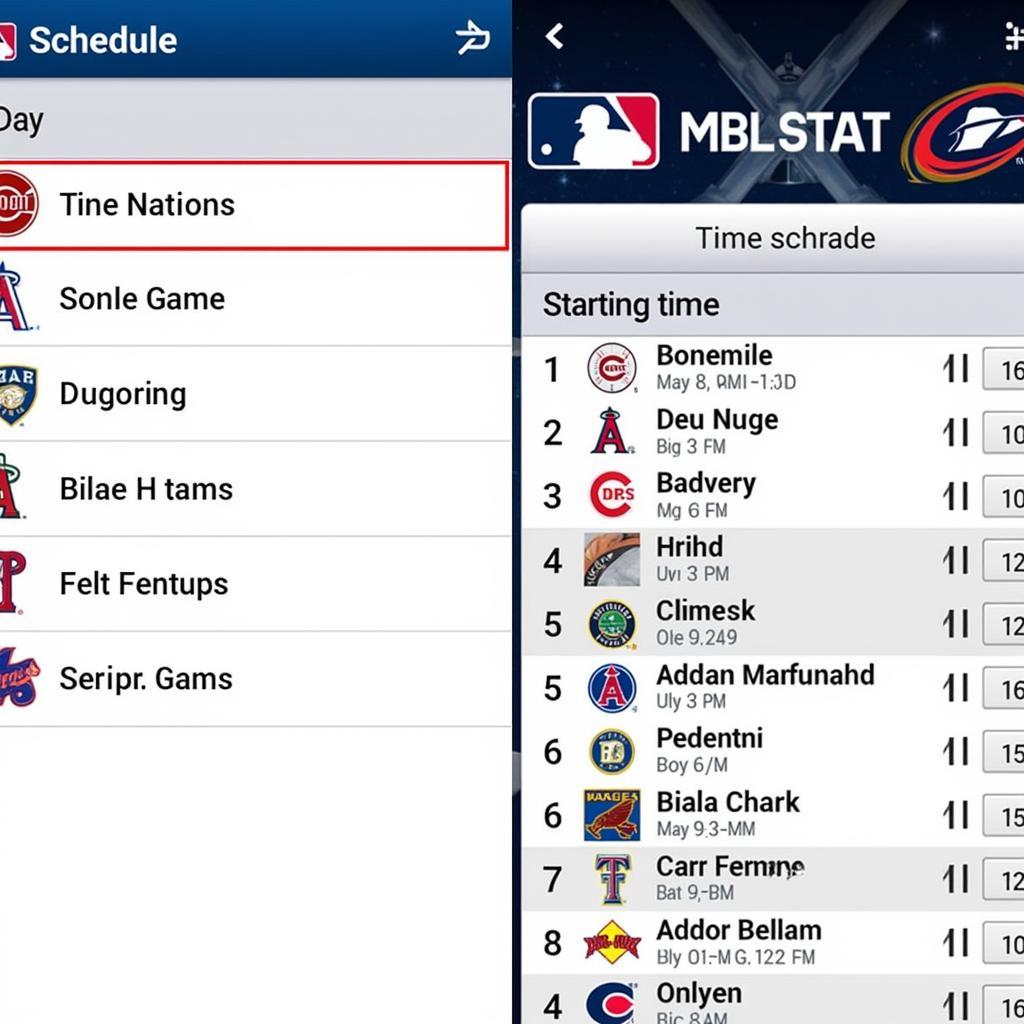 MLB App Screenshot