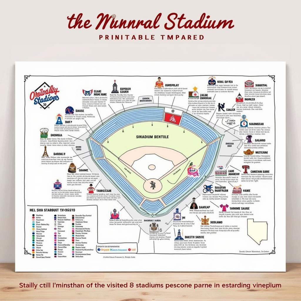 Printable MLB Ballparks Map