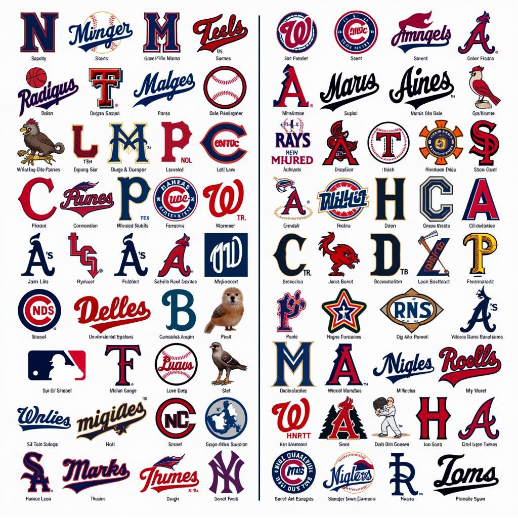 MLB Teams Logos