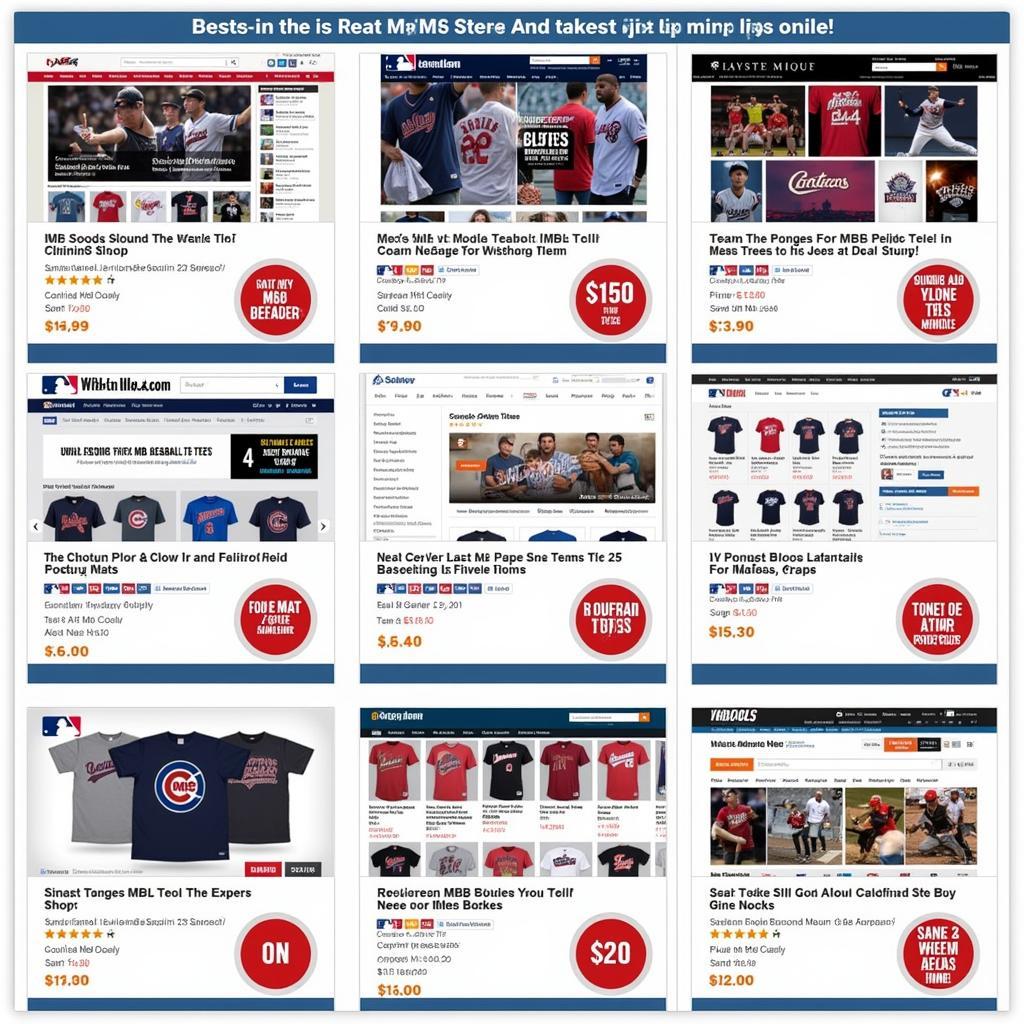 Where to Buy MLB Baseball Tees Online